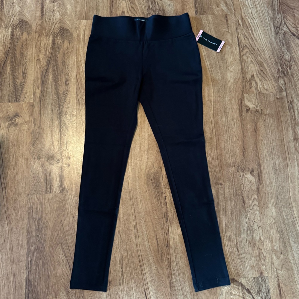 Tahari Black Leggings/Dress Pants